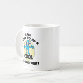 Grappig dat ik een grote broer word koffiemok (Voorkant links)