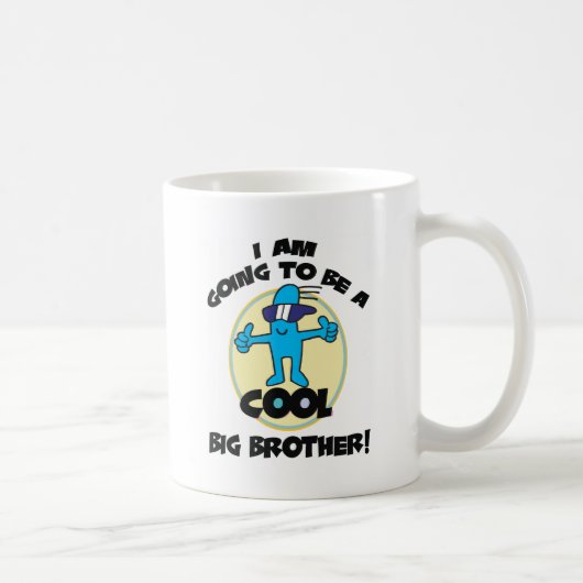 Grappig dat ik een grote broer word koffiemok (Rechts)