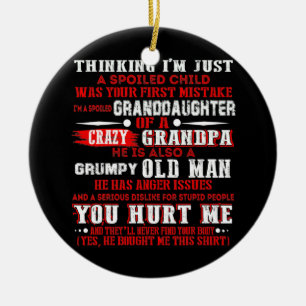  grappig dat ik een kleindochter ben van een keramisch ornament