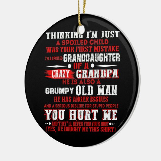 grappig dat ik een kleindochter ben van een keramisch ornament (Links)