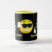 Grappig dat ik een Morning Person Quote w/Emoji be Mok (Midden)