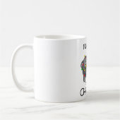 Grappig dat ik een nijlpaard wil voor Kerstmis Koffiemok (Links)