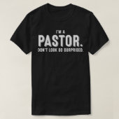 Grappig dat ik een pastoor ben die Christelijke Ma T-shirt (Design voorkant)