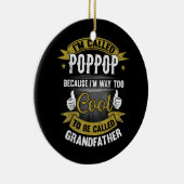 Grappig dat ik een poppenkop naar koeler word geno keramisch ornament (Rechts)