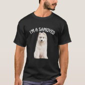 Grappig dat ik een Samoyed Halloween Costume Honde T-shirt (Voorkant)