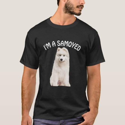 Grappig dat ik een Samoyed Halloween Costume Honde T-shirt (Voorkant)