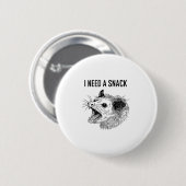 Grappig dat ik een snackmeme nodig heb - Screaming Ronde Button 5,7 Cm (Voorkant /achterkant)