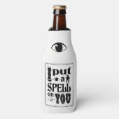 Grappig dat ik een spreuk op je heb gezet Hallowee Flesjeskoeler (Fles Voorkant)