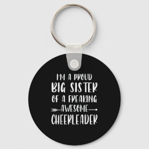 Grappig dat ik een trotse grote zus van een cheerl sleutelhanger