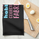 Grappig dat ik een watje gooi, maar mijn hobby ver theedoek (Quarter Fold)