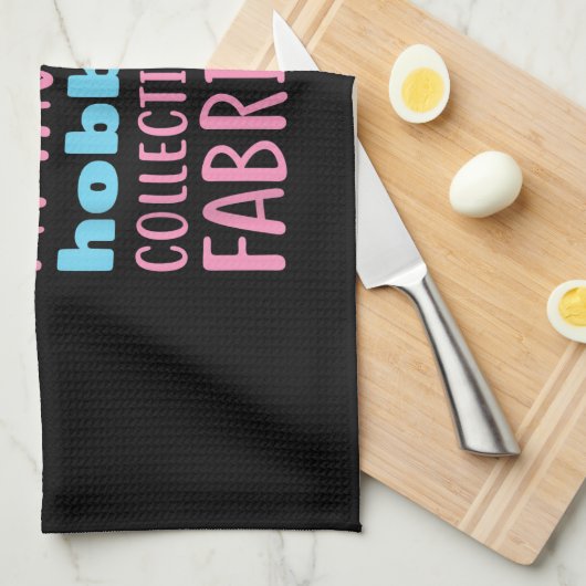 Grappig dat ik een watje gooi, maar mijn hobby ver theedoek (Quarter Fold)