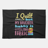 Grappig dat ik een watje gooi, maar mijn hobby ver theedoek (Horizontaal)