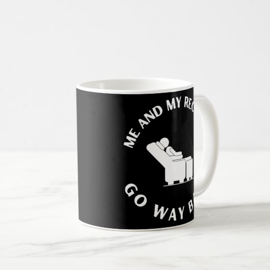 Grappig dat ik en mijn recliner helemaal terug Jok Koffiemok (Voorkant rechts)