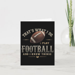 Grappig dat ik Football speel en ik weet dingen Ge Kaart