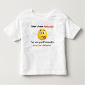 Grappig dat ik geen Attitude quote heb Kinder Shirts (Voorkant)
