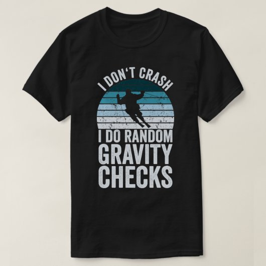 Grappig dat ik geen Crash maak... ik doe willekeur T-shirt (Design voorkant)