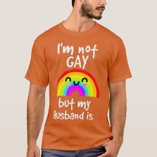 Grappig dat ik geen homo ben, maar mijn man is tro t-shirt