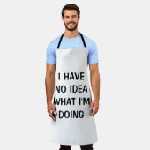 Grappig dat ik geen idee heb wat ik met Apron doe. Schort (Gedragen)