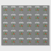 Grappig dat ik geen kerstvolwassene heb gemaakt cadeaupapier (Vlak)