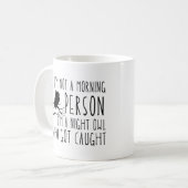 Grappig dat ik geen ochtendmens ben koffiemok (Voorkant links)