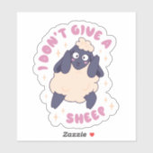 Grappig dat ik geen schaap geef sticker (Vel)