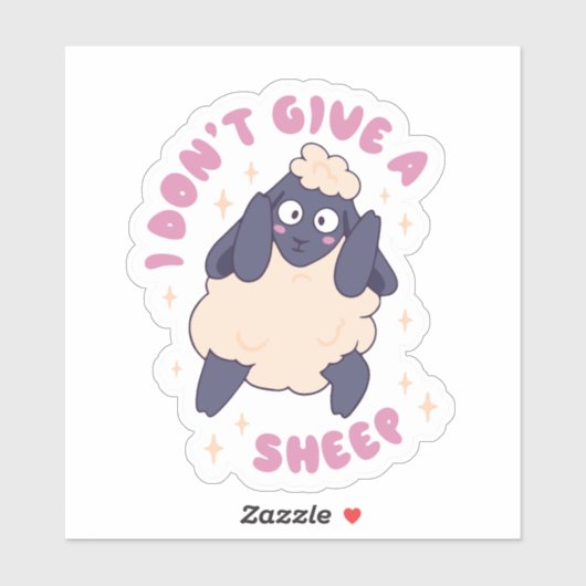 Grappig dat ik geen schaap geef sticker (Vel)