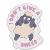 Grappig dat ik geen schaap geef sticker (Voorkant)