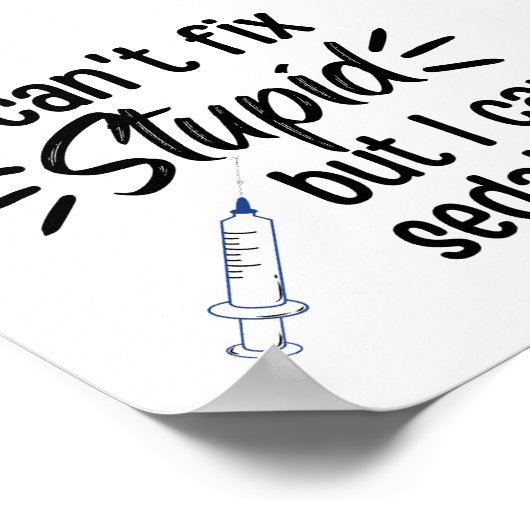 Grappig dat ik geen stommeling kan oplossen, maar  poster (Hoek)