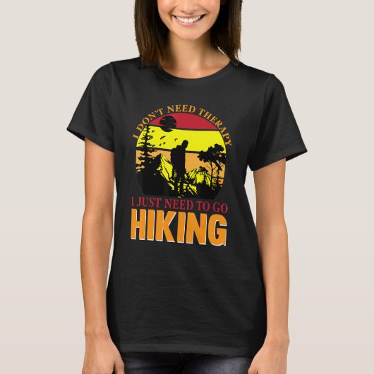 Grappig dat ik geen therapie nodig heb. t-shirt (Voorkant)