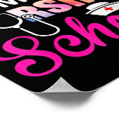 Grappig dat ik geen verpleegster ben. poster (Hoek)