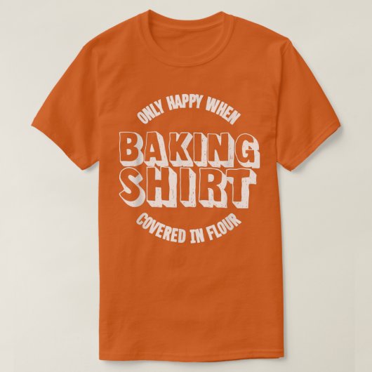 Grappig dat ik gek ben op het bakken van de gebak- t-shirt (Design voorkant)