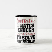 Grappig dat ik genoeg Shows kijk Tweekleurige Koffiemok (Center)