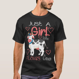 Grappig dat ik gewoon een meisje ben dat van koeie t-shirt