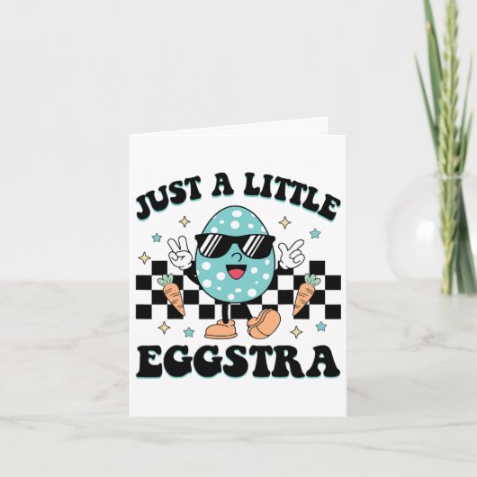 Grappig dat ik gewoon zo Eggstra Happy Easter Moti Kaart (Voorkant)
