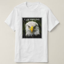 Grappig dat ik glimlach op de foto van Grumpy Eagl