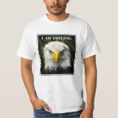 Grappig dat ik glimlach op de foto van Grumpy Eagl T-shirt (Voorkant)