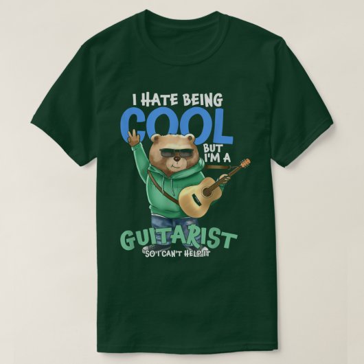 Grappig dat ik haat dat ik cool ben, maar ik ben g t-shirt (Design voorkant)