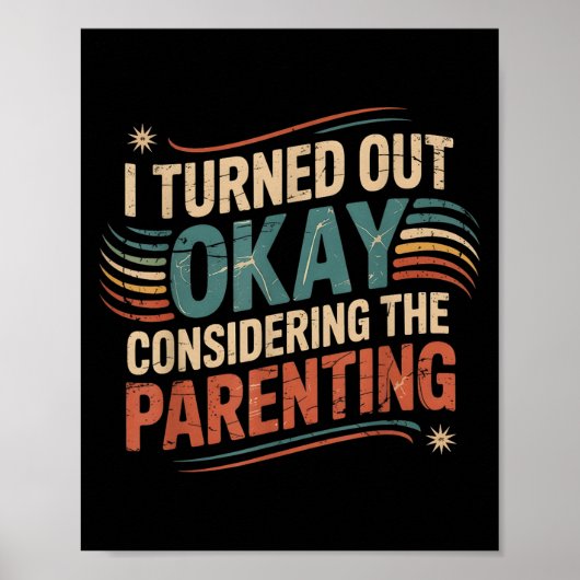 Grappig dat ik het goed vond gezien het Ouderschap Poster (Voorkant)
