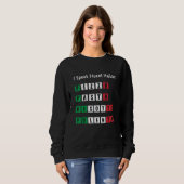 Grappig dat ik het heb over vloeiend Italiaans ete Trui (Voorkant volledig)