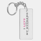 Grappig dat ik het leuk vind als mijn man Sleutelh Sleutelhanger (Voorkant Links)