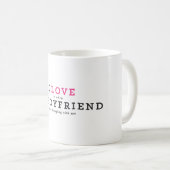 Grappig dat ik het leuk vind als mijn vriend koffiemok (Voorkant rechts)