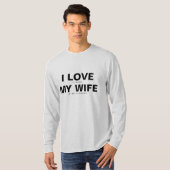 GRAPPIG DAT IK HET LEUK VIND ALS MIJN VROUW LANGE  T-SHIRT (Voorkant volledig)