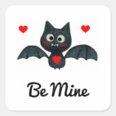 Grappig dat ik het over je heb, Valentijn. Vierkante Sticker (Voorkant)