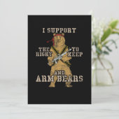 Grappig dat ik het recht op Beren steun Kaart (Staand voorkant)