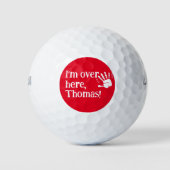 Grappig dat ik hier ben golfballen (Voorkant)