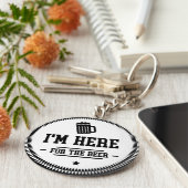 Grappig dat ik hier ben voor de Beer Sleutelhanger (Zijkant)