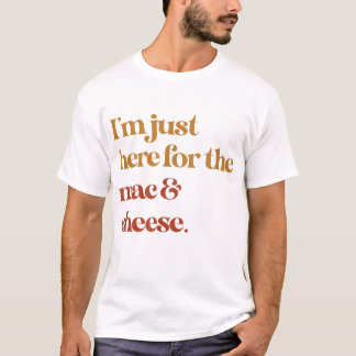 Grappig dat ik hier ben voor de Mac en de Kaas Bed T-shirt