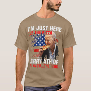 Grappig dat ik hier ben voor de Pizza Merry 4th.. T-shirt