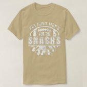 Grappig dat ik hier ben voor de snacks fantasy t-shirt (Design voorkant)