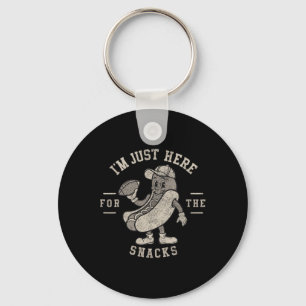 Grappig dat ik hier ben voor het Snacks Hotdog Foo Sleutelhanger